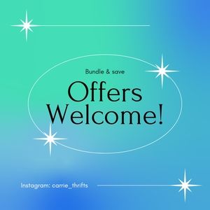 Make an offer or bundle for a private discount!